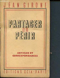 Partager ou perir - articles et correspondances