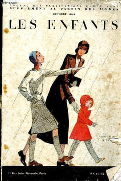 Les enfants octobre 1931 supplément au jardin des modes - de l'importance de la pesée - les premiers mois d'une vie - berceaux - les premiers pas - ...