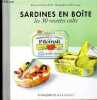 Sardines en boîte les 30 recettes cultes - Collection les tout petits de Marabout. Garlone Bardel