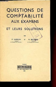 Questions de comptabilité aux examens et leurs solutions