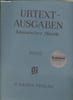 Urtext-Ausgaben, klassischer Musik.. Collectif
