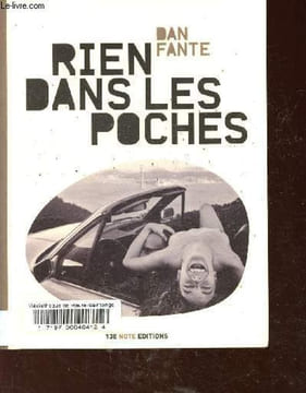 Rien dans les poches.. Fante Dan
