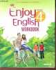 New Enjoy English A2-B1: 4e - Cahier d'activités Workbook.. Martin-Cocher,Plays, Vialleton, Marcangeli