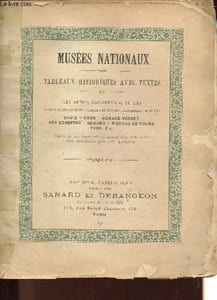Musées Nationaux - Tableaux historiques avec textes.