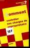 Comment controler ses charges de copropriétaire - Collection Comment faire ?. Dhont Bruno