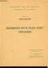 Etude n°3 Agriculture : Eléments d'un plan vert girondin - Suivi du Compte rendu d'exécution du rapport d'orientation 1958-1959 et du rapport ...