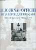 Le journal officiel de la République française - Edition d'Alger de juin 1943 à aout 1944 n°5953.. Messmer Pierre, Bastien Hervé, Collectif