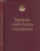 Faïences Creil-Choisy Montereau - ABC collection.. Naudin Yvonne