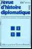 Tiré à part de la Revue d'Histoire diplomatique 1992 106e année : La France pouvait continuer la guerre en Afrique française du Nord en juin 1940 - ...