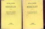 Oeuvres choisies de Berkeley, Tome 1 + 2 - Collection Bibliothèque philosophique (2 volumes).. Berkeley, Leroy