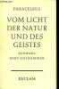 Vom licht der natur und des geistes - Eine auswahl.. Paracelsus