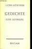 Gediche - Eine auswahl.. Gunther J.Chr.