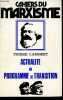 Cahiers du marxisme - Actualité du programme de transition.. Lambert Pierre