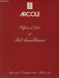 Catalogue de Vente aux enchères: Dessins et Tableaux anciens - Objets d'art - Instrument de musique - Bel ameublement (XVIIIe) - Tapissseries - Tapis - Mercredi 14 décembre 1988.