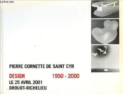 Catalogue de Vente aux enchères: Design 1950-2000 - Mercredi 25 avril 2001.