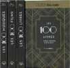 Coffret: Les 100 livres - Les 100 films - Les 100 musiques - ...à découvrir, aimer et faire aimer (3 volumes).. Grillet Thierry