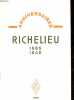 Anniversaires - Richelieu - 1585-1642.. Bainville Jacques