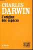 L'origine des espèces - Collection Les livres qui ont changé le monde n°1.. Darwin Charles