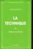 La technique ou l'enjeu du siècle - Collection Classiques des sciences sociales.. Ellul Jacques
