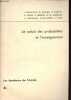Le calcul des probabilités et l'enseignement - Les brochures de l'A.P.M. n°4.. Bouzitat, Dugué, Fortet, Fuchs, Genuys, Guilbaud,