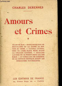 Amours et crimes - Dédicacé par l'auteur.