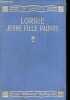 Lorrie - Jeune fille pauvre - Collection Les romans bleus.. Garvice Charles