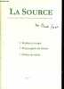 La source - Feuille des Amis et Oblats de l'Abbaye bénédictine Sainte-Marie de Paris, bulletin trimestriel n°3 : Habiter le temps - Polymorphie du ...