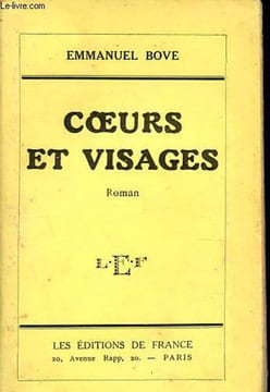 Coeurs et visages - Dédicacé par l'auteur.. Bove Emmanuel