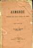 Armande - Comédie en trois actes, en vers.. Beauvais Arsène