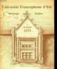 Annales de l'Université francophone d'été - Saintonge-Québec - 1979.. Collectif
