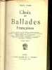 Choix de ballades françaises - Dédicacé par l'auteur.. Fort Paul