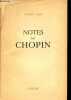 Notes sur Chopin.. Gide André