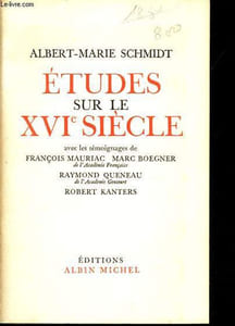 Etudes sur le XVIe siècle.