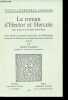 Le roman d'Hector et Hercule - Chant épique en octosyllabes italo-français - Collection Textes littéraires français n°190.. Palermo Joseph