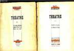 Théatre, Tome 1 + 2 - Tome 1: Les jours heureux - Echec à Don Juan - Nuit et jour + Tome 2: Méditerranée - La femme punie.. Puget Claude-André, ...