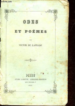 Odes et poëmes.. de Laprade Victor
