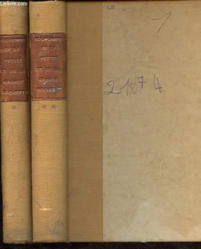 Souvenirs de la petite et de la grande Roquette, Tome 1 + 2 (2 volumes).. Moreau, Crozes