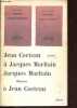 Lettre de Jean Cocteau à Jacques Maritain - Réponse de Jacques Maritain à Jean Cocteau.. Cocteau Jean, Maritain Jacques