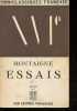 Essais (extraits) - Collection Les classiques français.. Montaigne