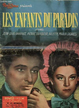 Nous deux roman-film Etoile n°24: Les enfants du paradis.. Prévert J, Barrault, Brasseur, Arletty, Casarès