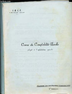 Cours de Comptabilité usuelle adapté à l'exploitation agricole - Pratique des documents commerciaux, Périodes 1 à 6 + 8 à 10 (9 volumes).