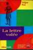 La lettre volée - suivie de Le scarabée d'or.. Poe Edgar