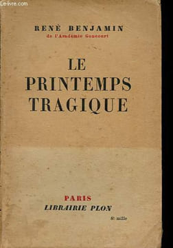 Le printemps tragique.. Benjamin René
