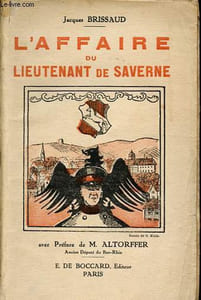 L'affaire du Lieutenant de Saverne.