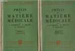 Précis de matière médicale, Tome I + II - Collection Bibliothèque de pharmacie (2 volumes).. Planchon L, Bretin P, Manceau P