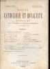 Revue catholique et royaliste - 2e ann&eacute;e n&deg;12 - 20 d&eacute;cembre 1902 - Un mod&egrave;le pour les temps pr&eacute;sents: le cardinal Pie avant l'&eacute;piscopat - Chanson sur ...