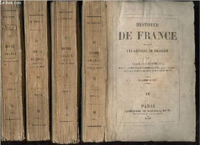 Histoire de France pendant les guerres de religion, Tomes I à IV (4 volumes).