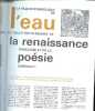 La valeur symbolique de l'eau vue &agrave; travers quelques expressions de la renaissance fran&ccedil;aise et de la po&eacute;sie baroque.. Ardouin Paul