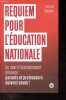 Requiem pour l'&eacute;ducation nationale - Un chef d'&eacute;tablissement d&eacute;nonce: parents et professeurs doivent savoir !. Romain Patrice