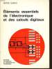 ELEMENTS ESSENTIELS DE L'ELECTRONIQUE ET DES CALCULS DIGITAUX. DIETER ULRICH